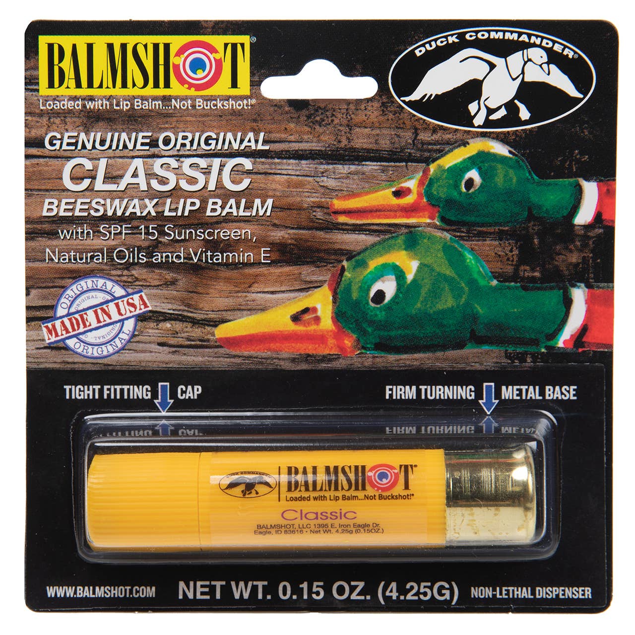 Balmshot & Duck Commander Beeswax SPF Lip Balm – Delta Marsh Outfitters