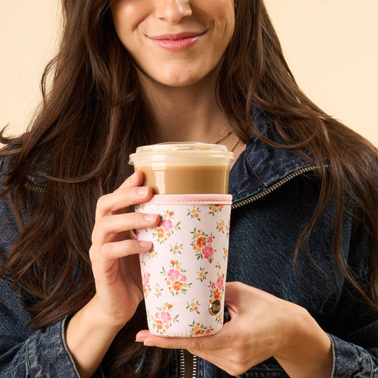 Sip Savvy Drink Sleeve-Endless Daydream Cream Large