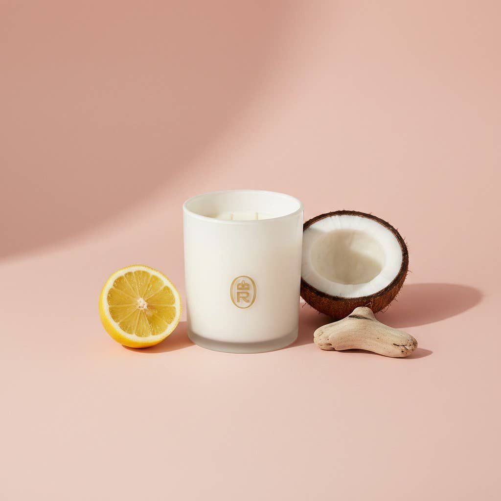 14 oz Boxed Glass Candle: Orleans Tea