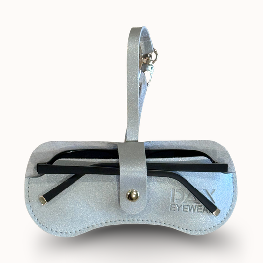 Eyewear Clutch for Sunglasses - Scratch Protection: Silver