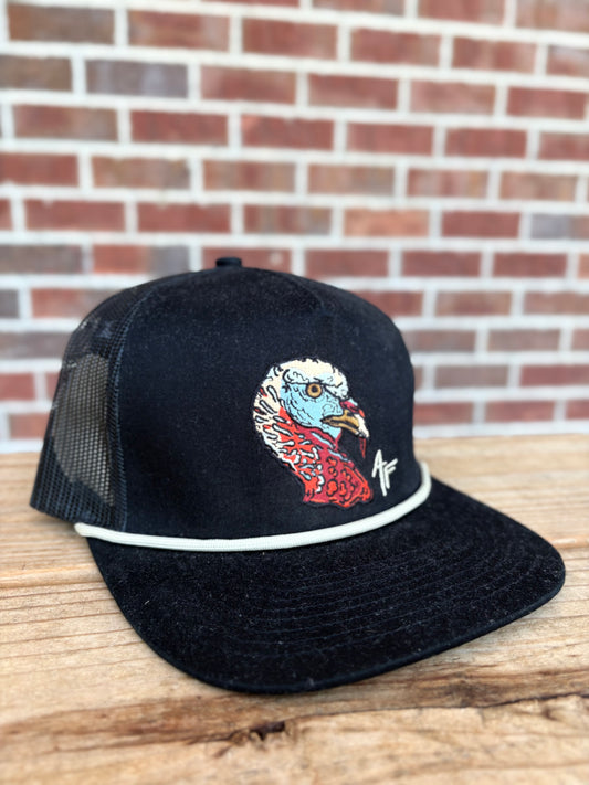 Turkey Head - All Black Rope