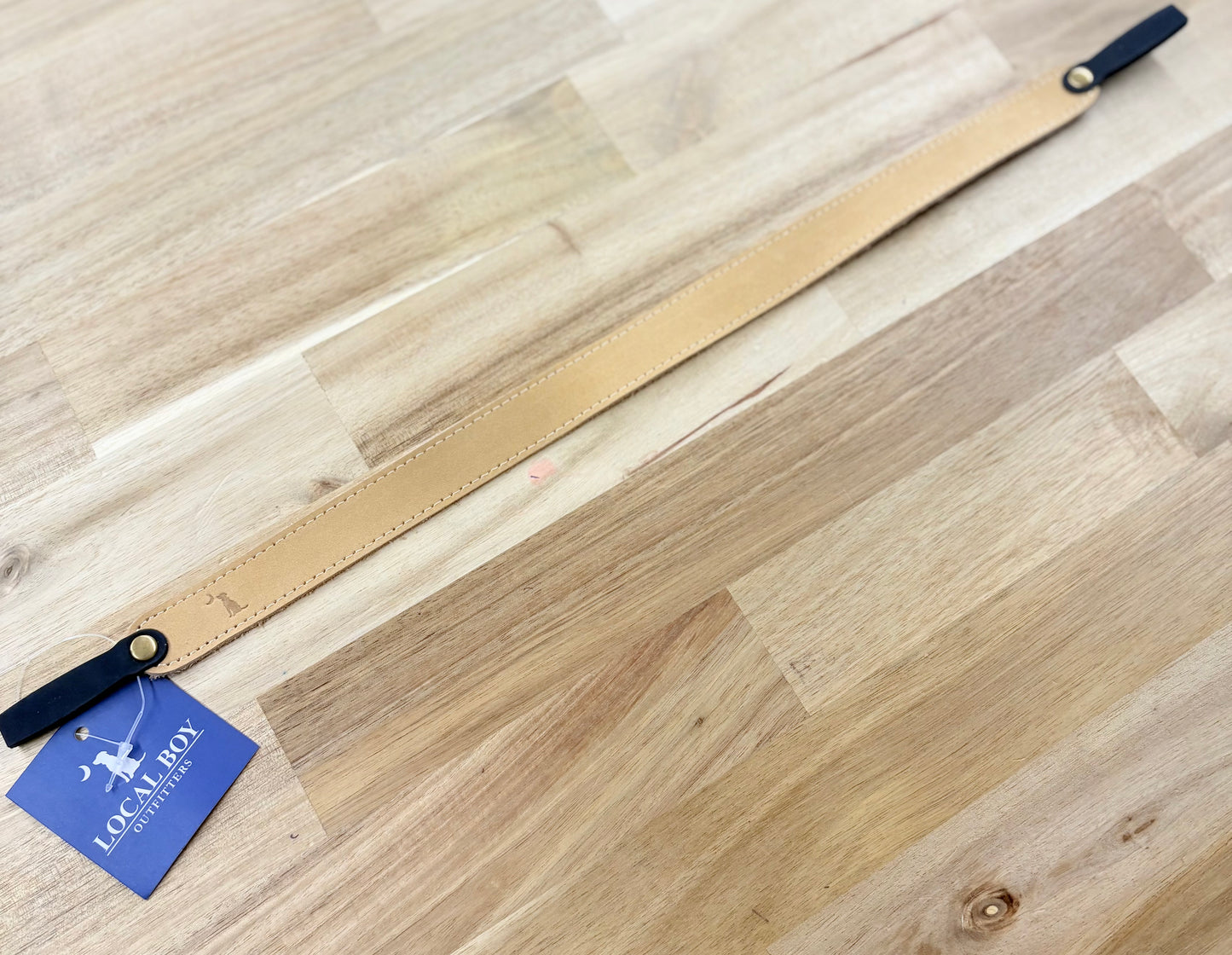 Local Boy Leather Croakies - Light Brown