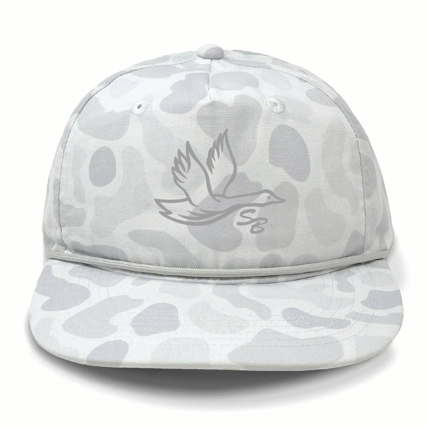 Prep Goose Sb  Hat: Foggy Marsh Vein Camo 7 Panel