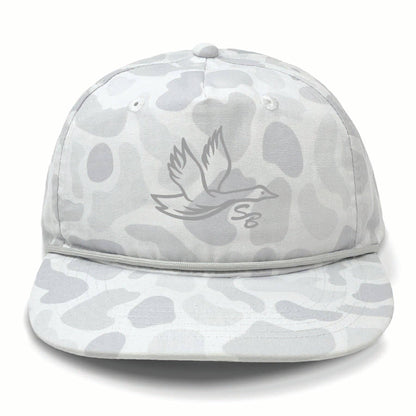Prep Goose Sb  Hat: Ghost Vein Camo 7 Panel