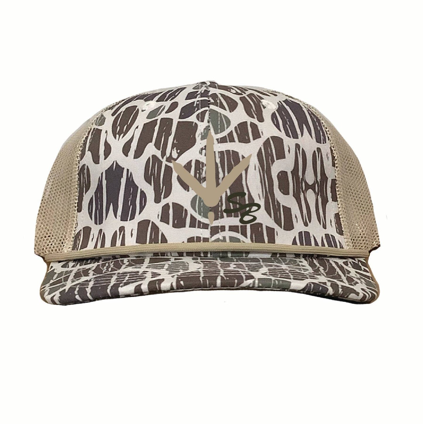 Turkey Track SB 6 Panel: Brackish/White