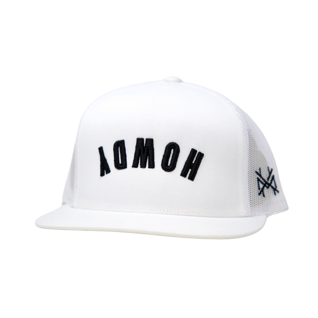 MHC Howdy Trucker Hat: White Yupoong