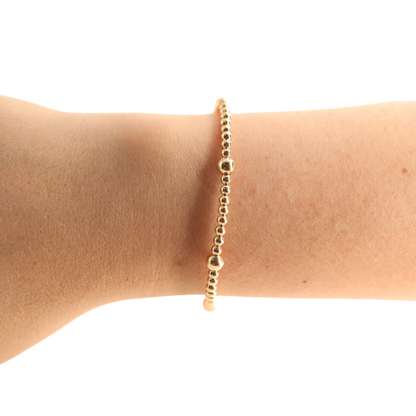 Olive Bracelet in Gold: Standard 6.75 inch