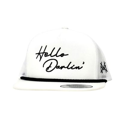 MHC Hello Darlin Trucker Hat: Mossy Oak Breakup Country/ Black Otto