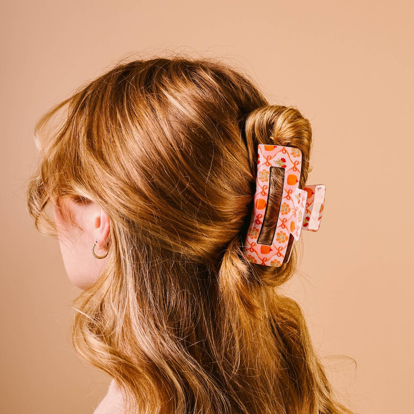 Claw Clip-Patchwork Pumpkins