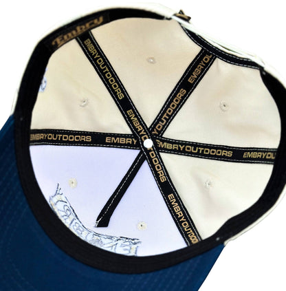 Cream/Navy "Migration" Trucker