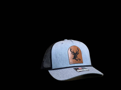 Speckle Bellies Buck AS Patch: Heather Grey/White Rope 112