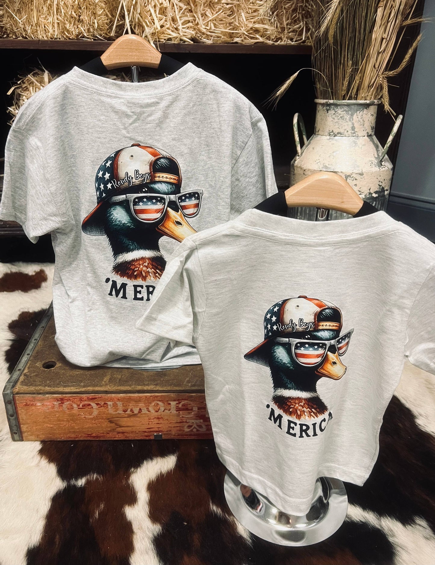 Youth 'Merica Duck Tee