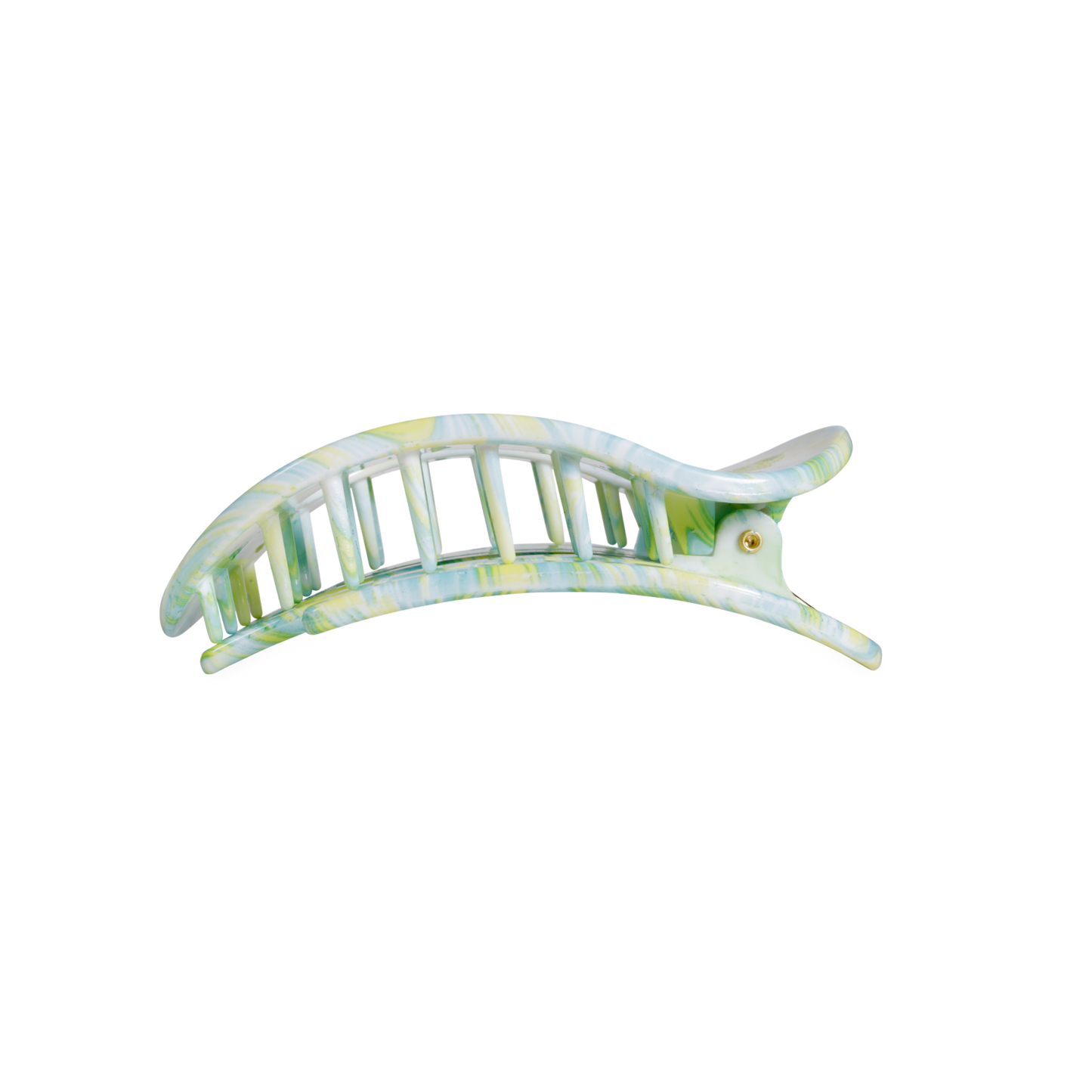 TELETIE By the Sea Shore | Medium | Flat Round Hair Clip