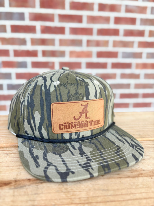Speckle Bellies A Crimson Tide Leather Patch - Bottomland Rope