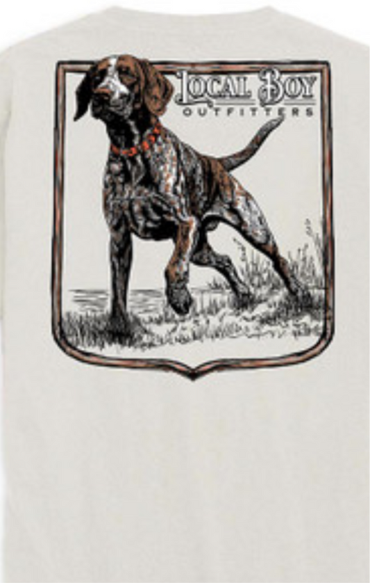 Local Boy Outfitters - GSP Hunt SS Tee  - Silver