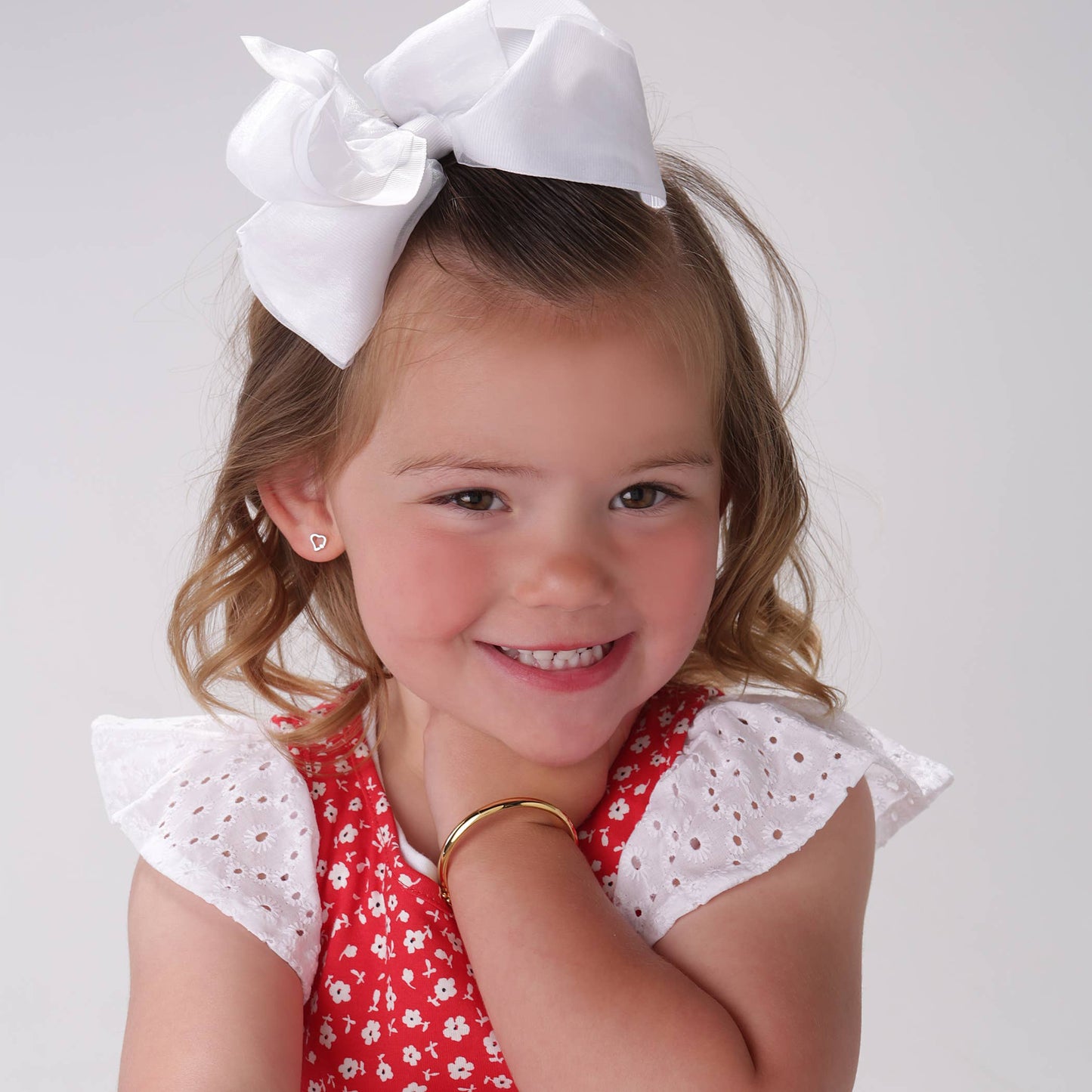 Gold Classic Bangle for Baby & Kids or Women: Small 0-12m