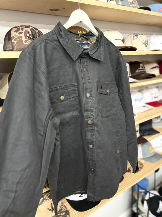 Local Boy Outfitters Sportsman's Shacket -Dark Brown