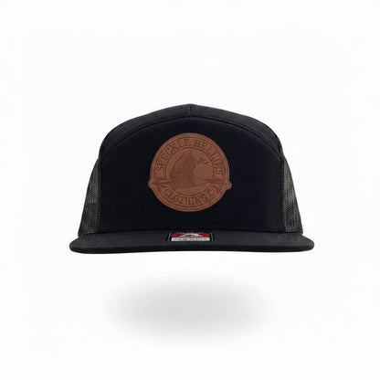Circle Logo Large Leather Patch Flat Bill: New Bottomland