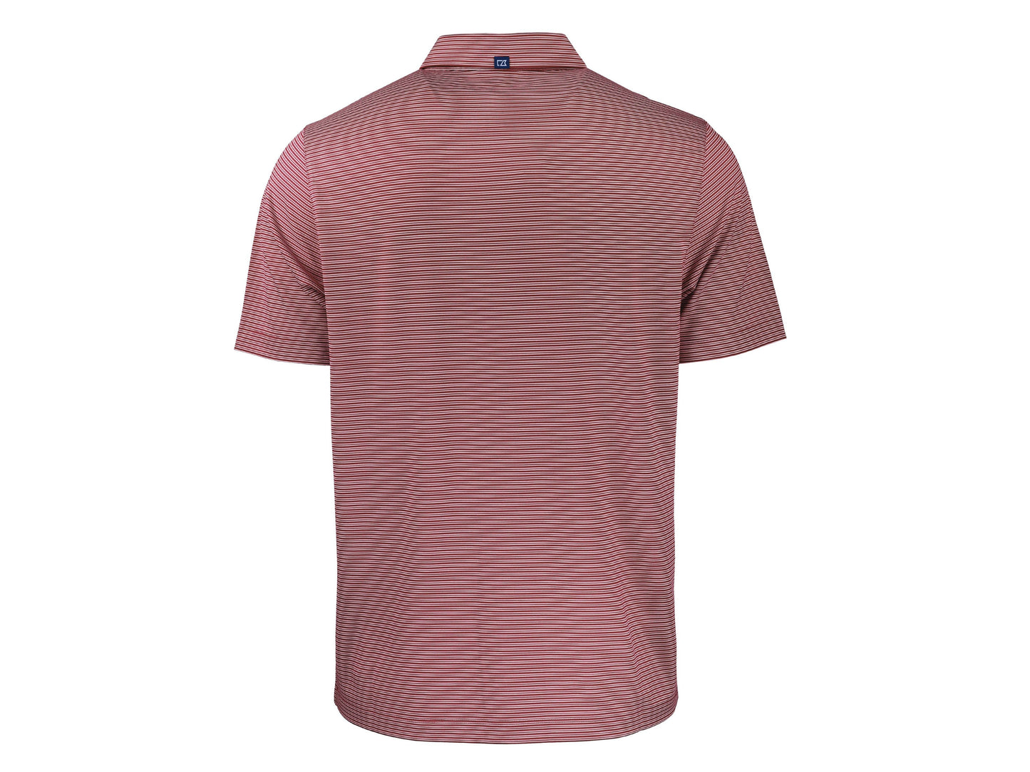 Cutter & Buck Forge Eco Double Stripe Recycled Mens Polo: Hunter/White