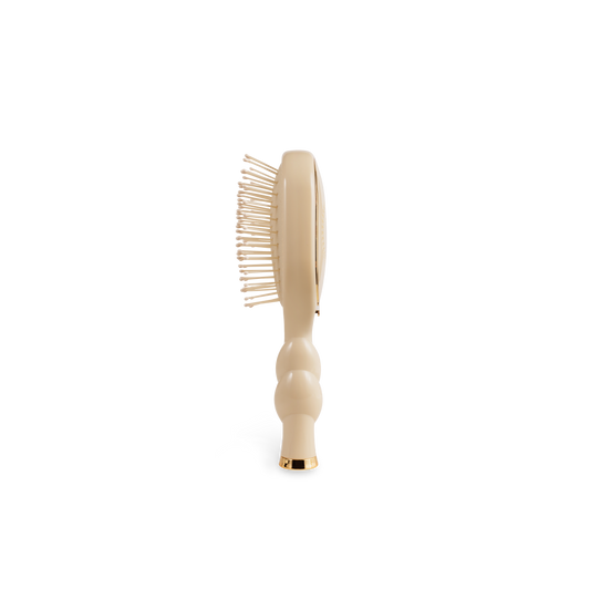 TELETIE Mini Detangler Brush for Medium Hair - Tan