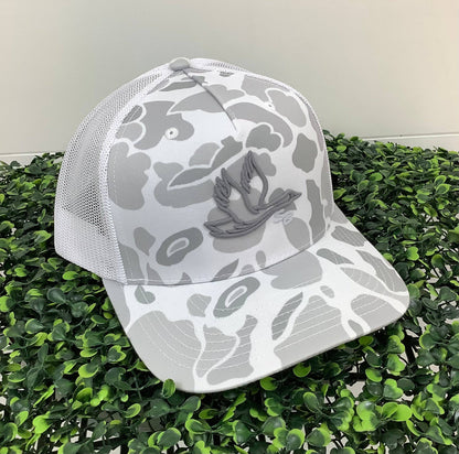 Prep Goose Sb  Hat: Foggy Marsh Vein Camo 7 Panel