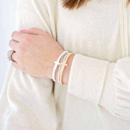 Jesus Bracelets - 5 Packs: Cotton Candy
