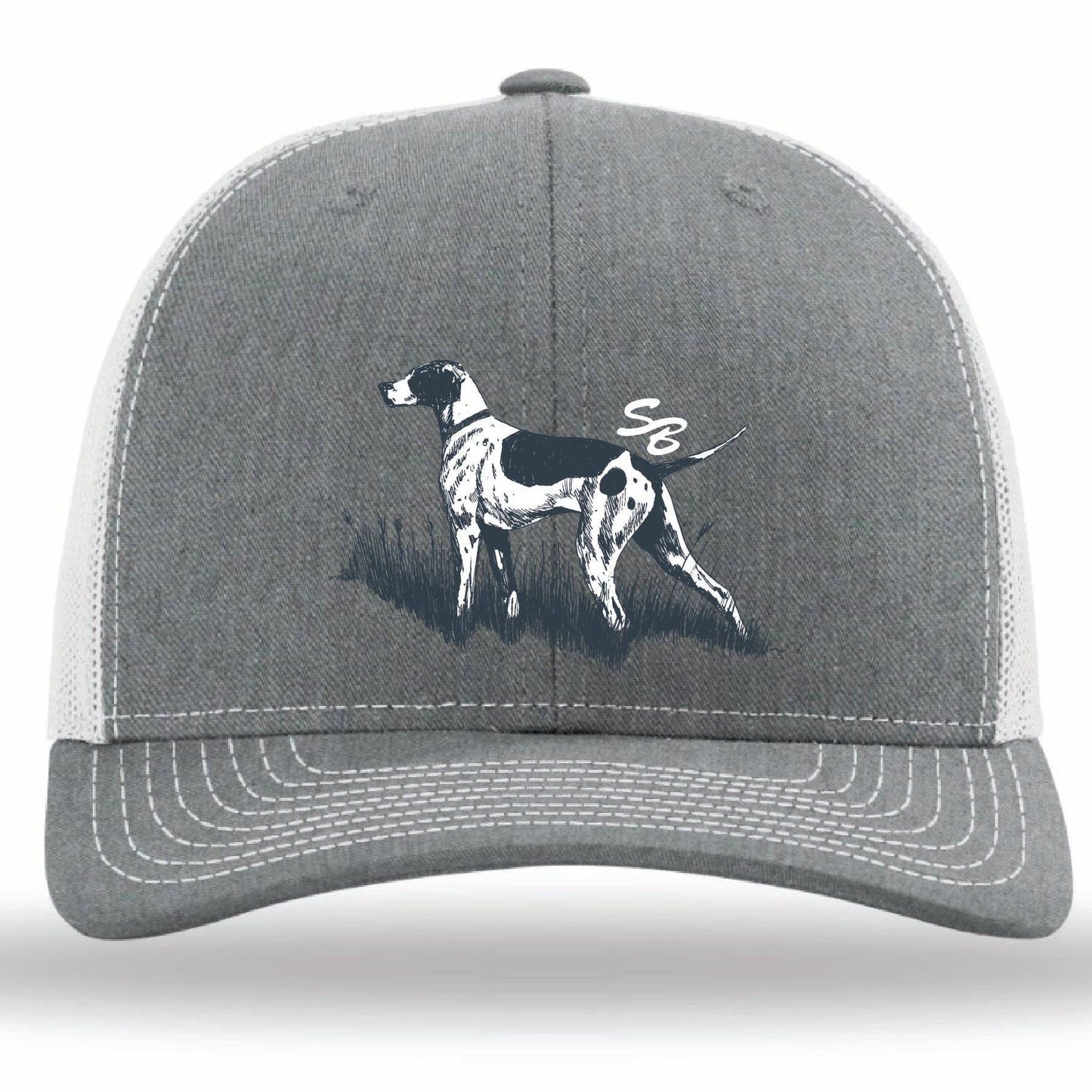 Pointer Cap: Heather Grey/ White 112