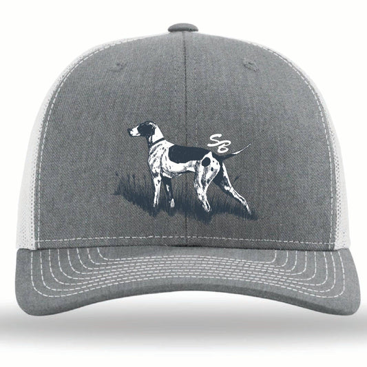 Pointer Cap: Heather Grey/ White 112