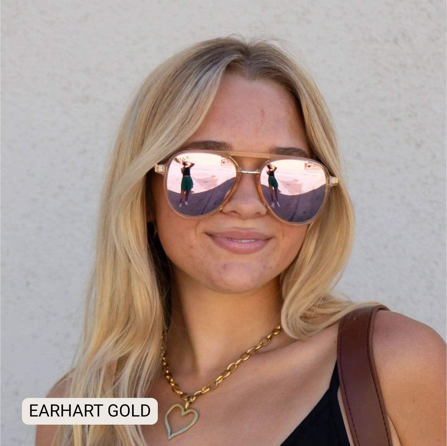 Earhart - Women’s Aviator Sunglasses–Polarized Everyday Chic: Marble