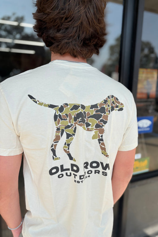 Old Row Outdoors Pointer Pocket Tee - Ivory