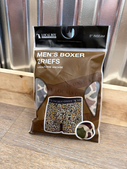 Local Boy Men’s Boxer Briefs - Localflage Vintage