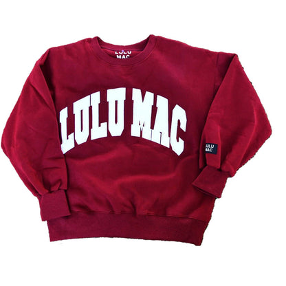 Lulu Mac Maroon/White - Stitch