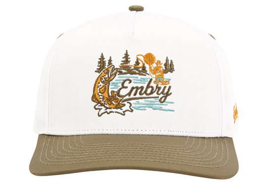 White/Olive - Angler