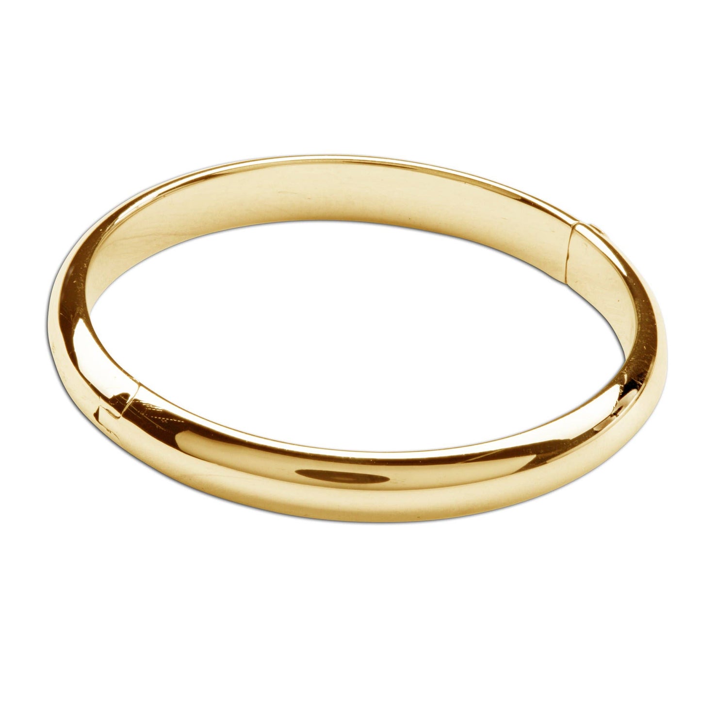 Gold Classic Bangle for Baby & Kids or Women: Medium 1-5 Years