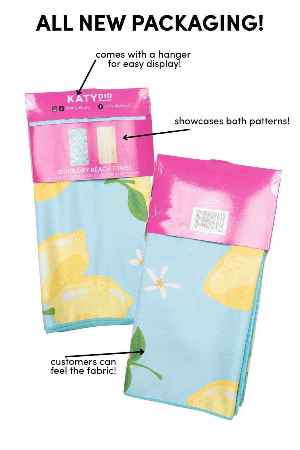 Lobster Wholesale Quick Dry Reversible Pool Towel: Pink