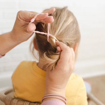 Cutie Bands (Elastic Hair Ties): Braided Black