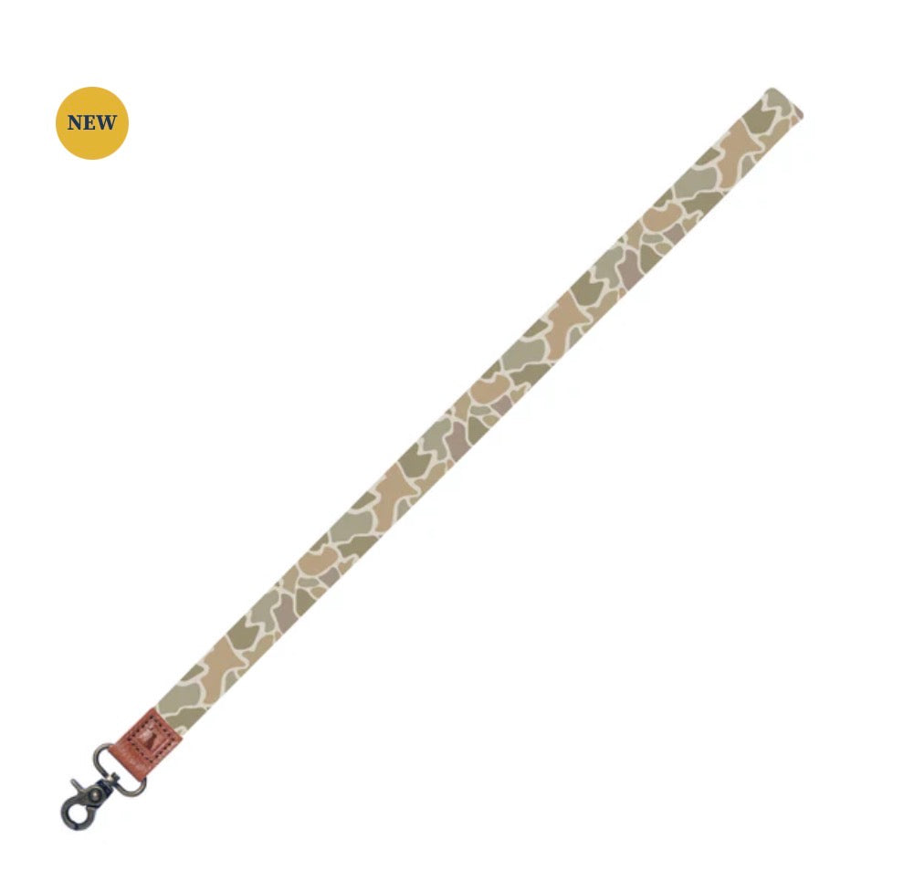 Local Girl Outfitters Long Lanyard - Forest Camo Desert