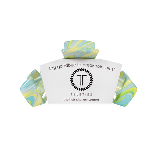 TELETIE Classic | By the Sea Shore | Medium Hair Clip