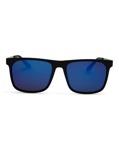 Dash - Men's Polarized Square Sunglasses: Black