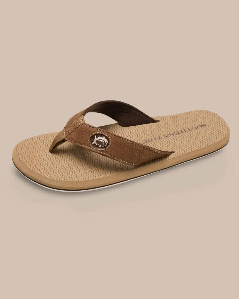 Men’s Embroidered Skipjack Flipjacks: Caramel