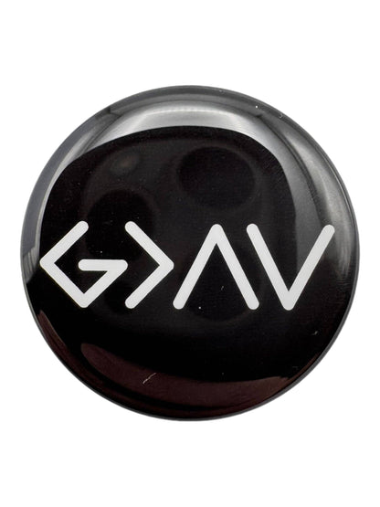 Tap To Pray™  - Prayer Tag Stickers: Tree Bark Camo + Cross