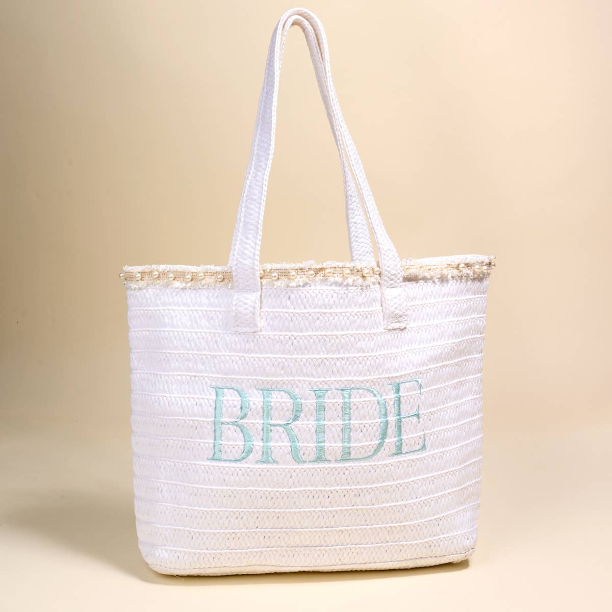 Straw & Sun Tote–Bride