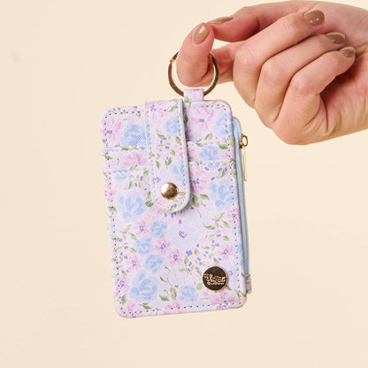 Keychain Wallet-Secret Garden Blue