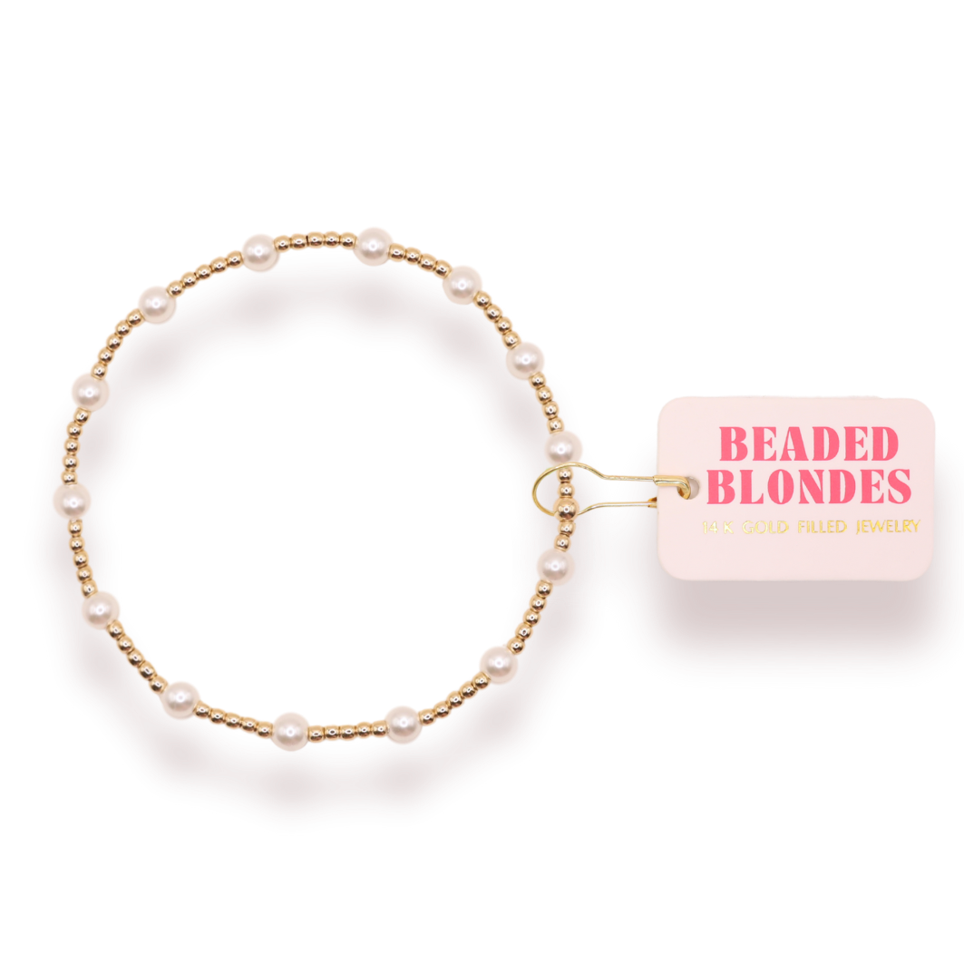 June Pearl Bracelet: Standard 6.75 inch
