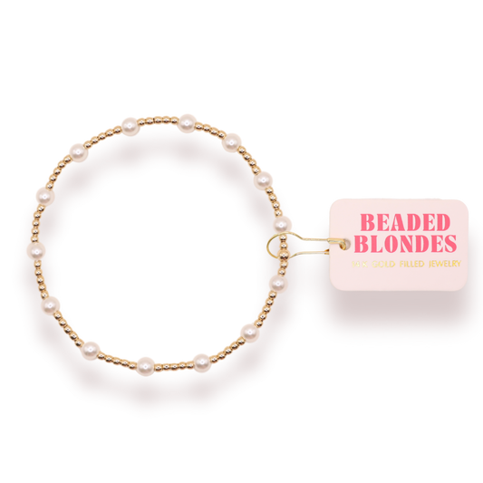 June Pearl Bracelet: Standard 6.75 inch