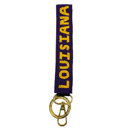Game Day Beaded Wristlets : Tiger Navy