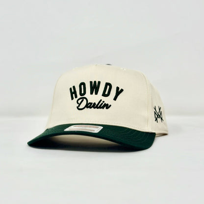 MHC Howdy Darlin Trucker Hat: Red/Natural Otto