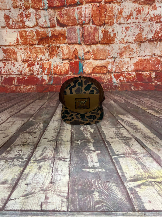 Camo Dog Sand Patch Flatbill: Delta