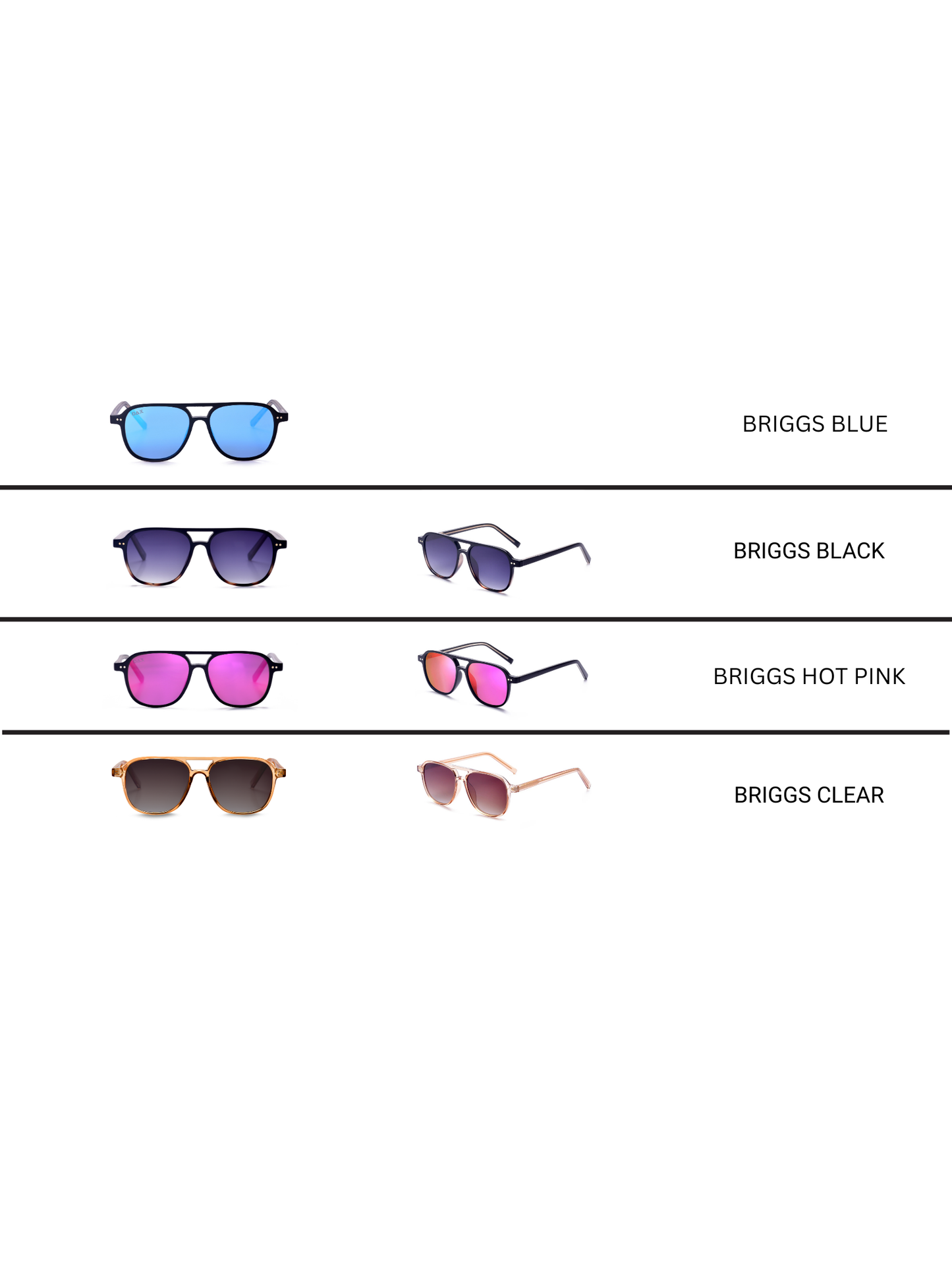 Briggs - Women's Polarized Small/ Medium Aviator: Blue