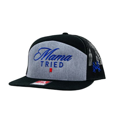 MHC Mama Tried Ultra Trucker Hat: Mossy Oak Breakup Country/Natural Otto